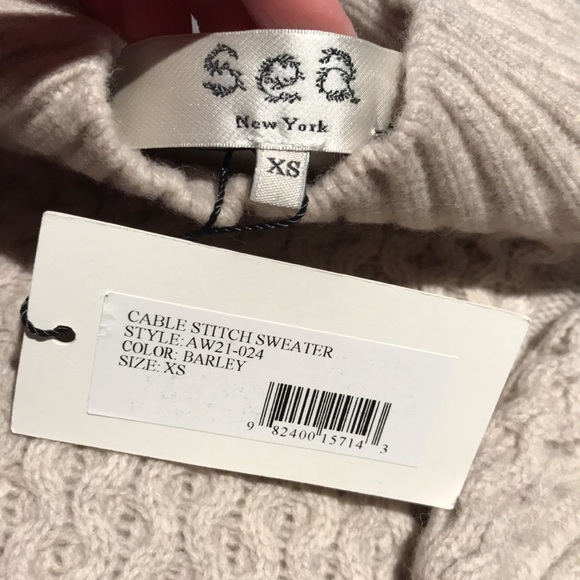 Sea New York Cable Knit Turtleneck Sweater - Picture 7 of 14